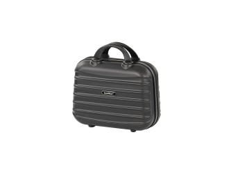 TraveLux Max kisméretű kézi bőrönd keményfedeles 28x36x16 cm fekete