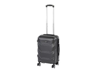 TraveLux Max kézipoggyász keményfedeles levehető kerékkel 40x30x20 cm fekete
