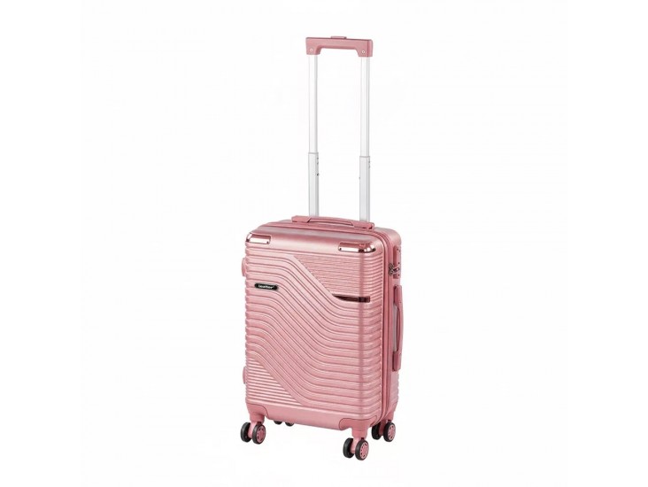 TraveLux Urban kézipoggyász keményfedeles levehető kerékkel 40x30x20 cm rosegold
