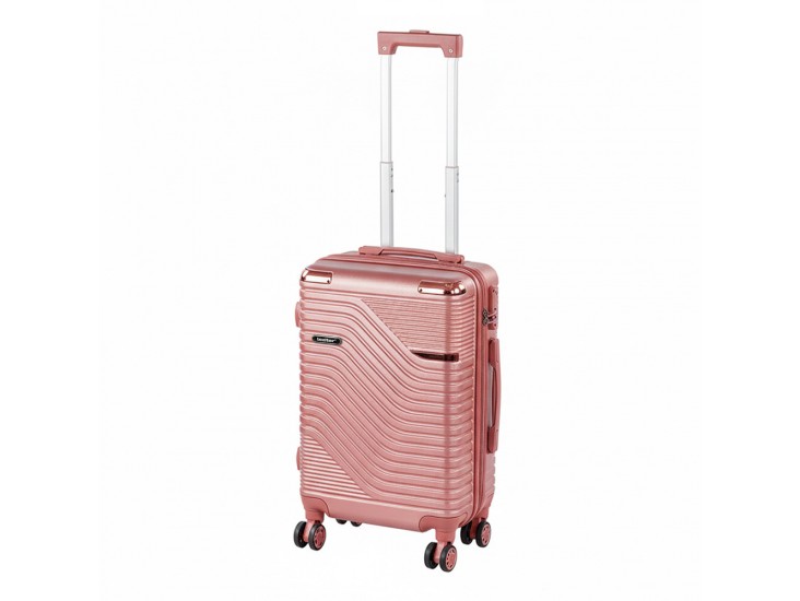 TraveLux Urban kabinbőrönd keményfedeles levehető kerékkel 50x40x20 cm rosegold
