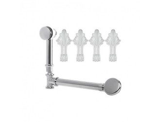 ABI Lábak és leeresztő Antica szabadon álló kádhoz, fehér