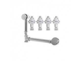 ACHR Lábak és leeresztő Antica szabadon álló kádhoz, króm