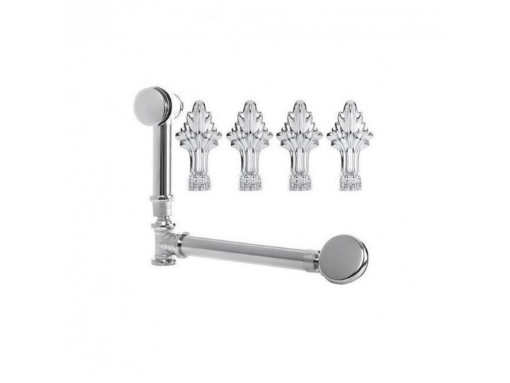 ACHR Lábak és leeresztő Antica szabadon álló kádhoz, króm