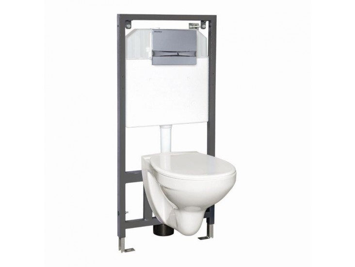 Rossa Adriatic Chrome falba építhető WC tartály szett