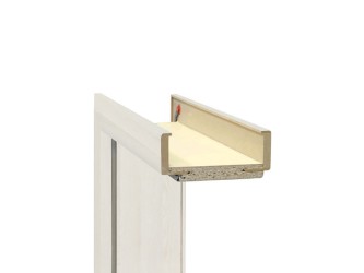 Állítható ajtó tok 95-115 Fehér kőris 90 Bal (komplett)