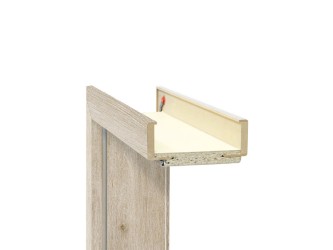 Állítható ajtó tok 120-140 Sonoma tölgy 90 Bal (komplett)