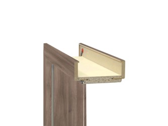 Dekor tok IR grafit kőris 90/14-16 balos króm pánt