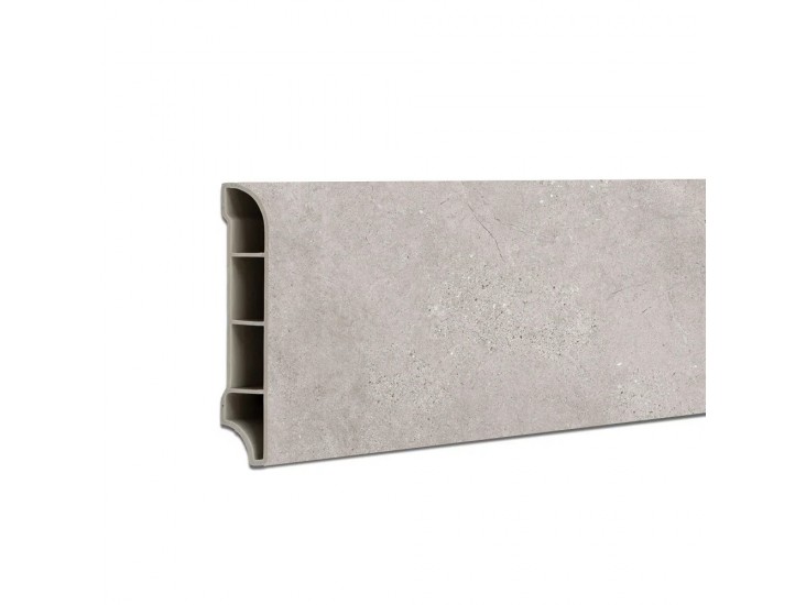 Vinyl SPC padlószegély Aurora fagyos mészkő 2400x60x12 mm