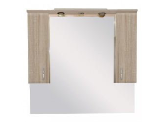 Bianca Plus 105 fürdőszoba bútor felsőszekrény, sonoma tölgy színben