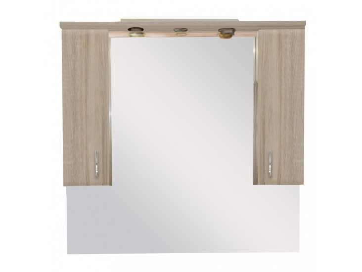 Bianca Plus 105 fürdőszoba bútor felsőszekrény, sonoma tölgy színben