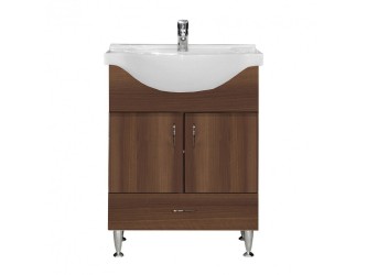 Bianca Plus 65 alsó szekrény mosdóval, aida dió színben