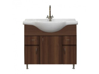 Bianca Plus 85 alsó szekrény mosdóval, aida dió színben