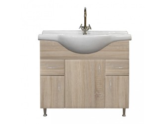 Bianca Plus 85 alsó szekrény mosdóval, sonoma tölgy színben