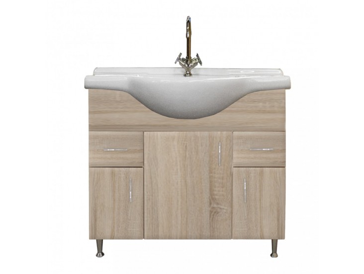 Bianca Plus 85 alsó szekrény mosdóval, sonoma tölgy színben