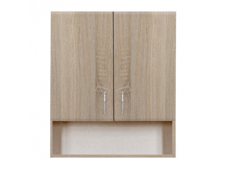 Bianca Plus 60-as Faliszekrény 2 ajtóval, nyitott alsó résszel, sonoma tölgy színben