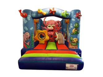 Tengeri világ ugrálóvár 3,5x2,5x2,8m