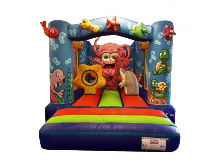 Tengeri világ ugrálóvár 3,5x2,5x2,8m