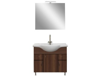 Bianca Prime 85 komplett fürdőszobabútor, aida dió színben