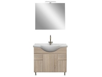 Bianca Prime 85 komplett fürdőszobabútor, sonoma tölgy színben