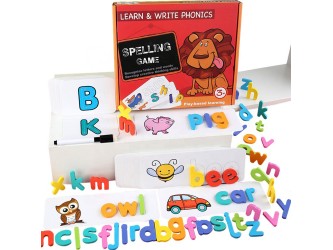 Fa ábécé képekkel, angol oktató játék