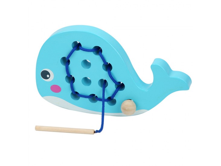 Bálnás fűzős fajáték