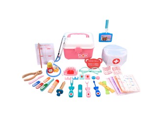 Fogorvosi fajáték 38 kiegészítővel rózsaszín