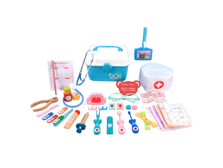 Fogorvosi fajáték 38 kiegészítővel kék