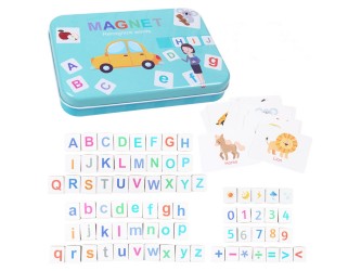 Mágneses szókirakó fajáték angol szótanuláshoz