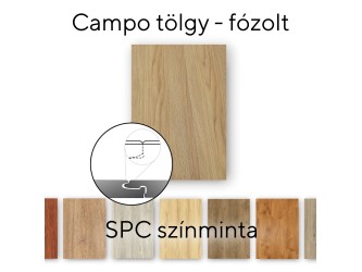 Leziter Campo tölgy Vinyl SPC fózolt padló minta/db