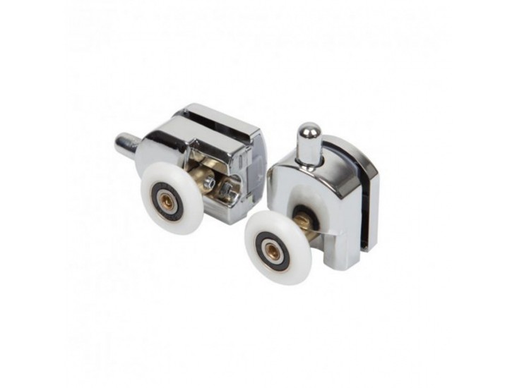 CHZ2 zuhanykabin alsó nagy szimpla görgő, 2 db, króm