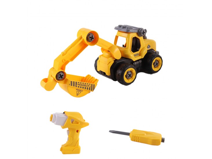 Szerelhető markoló, távirányítós autó 24 db-os