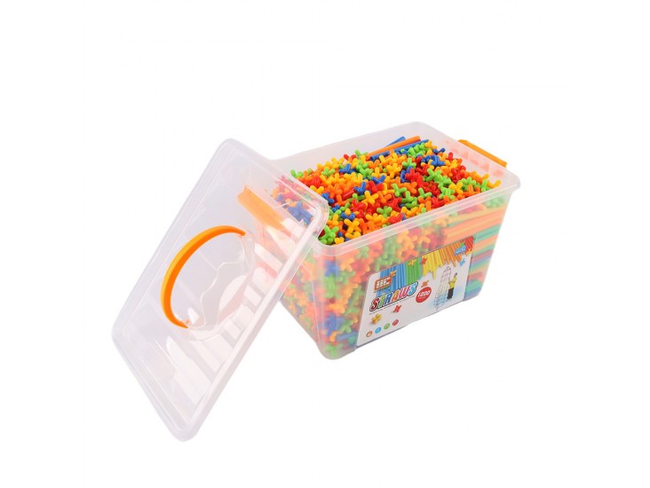 Kreatív építőpálca készlet 1200 db