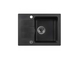 Coast 25 egy medencés, csepegtetős gránit mosogató fekete