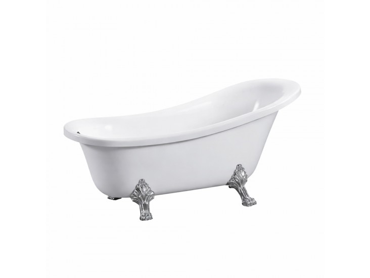 Clark szabadon álló fürdőkád fém lábakkal 170x73x73 cm