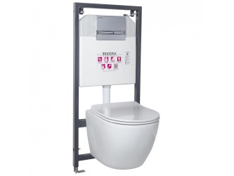 Delos Adriatic Chrome falba építhető WC tartály szett