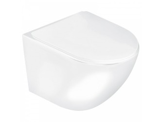 Delos WH fali rimless WC soft-close ülőkével