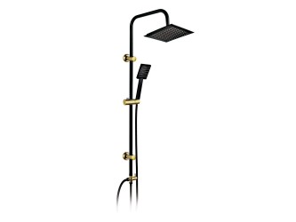 Denis 63 fekete-arany zuhanyszett