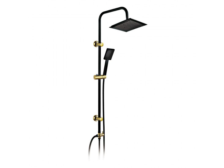 Denis 63 fekete-arany zuhanyszett