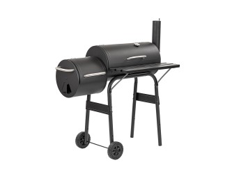 Faszenes kerti grillsütő füstölővel