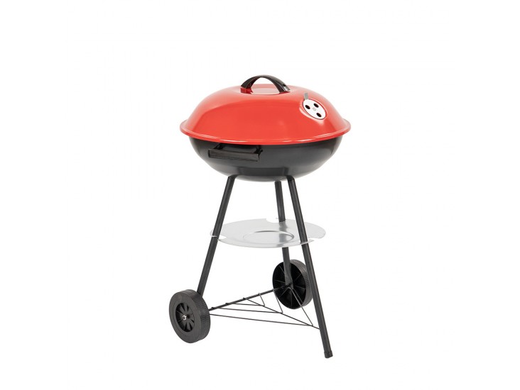 Faszenes kerti gömb grillsütő kerekes