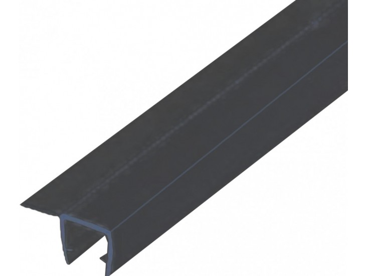 UP F 6/8 F alakú fekete vízvető Kerra zuhanykabin ajtókhoz