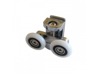 Zuhanykabin görgő dupla fém (G-50DM)