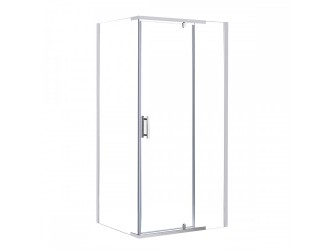 Leziter GALS80100 Galatro aszimmetrikus nyílóajtós zuhanykabin, 80x100x195 cm-es méretben