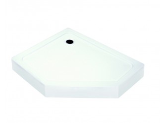 Glasgow 100 szögletes aszimmetrikus zuhanytálca, balos