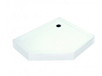 Glasgow 100 szögletes aszimmetrikus zuhanytálca, jobbos