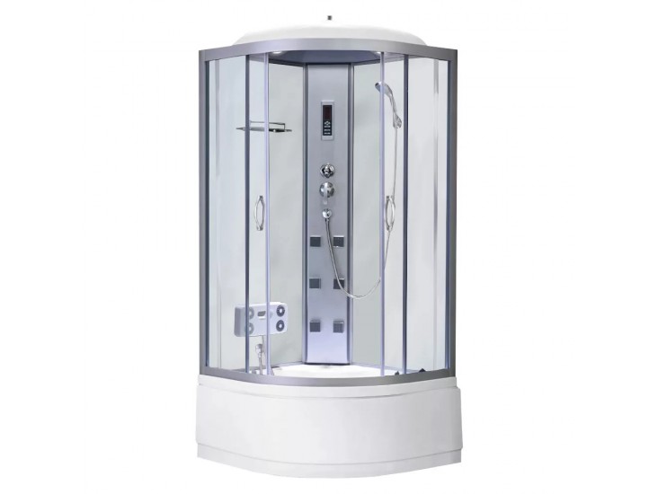 Mila hidromasszázs zuhanykabin fehér 90x90x215 cm