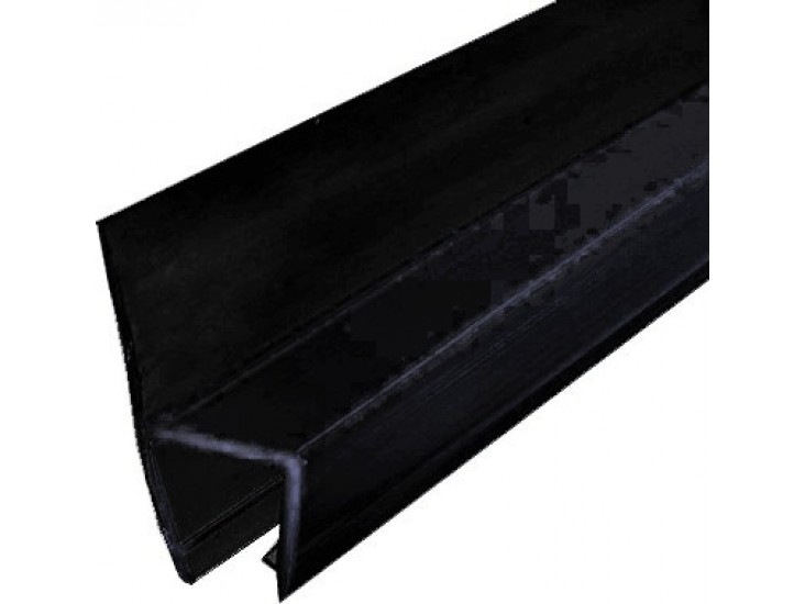 UP H 4/6 H alakú fekete vízvető Kerra zuhanykabin ajtókhoz