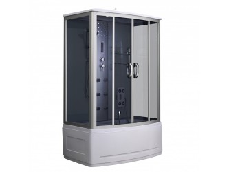 Emilia 135 Hidromasszázs Kádkabin elektronikával Black