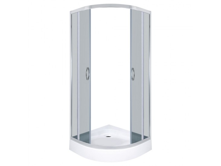 Intro 80x80 íves zuhanykabin zuhanytálcával