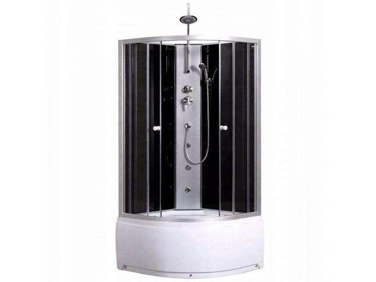Karolina 80 mélytálcás hidromasszázs zuhanykabin